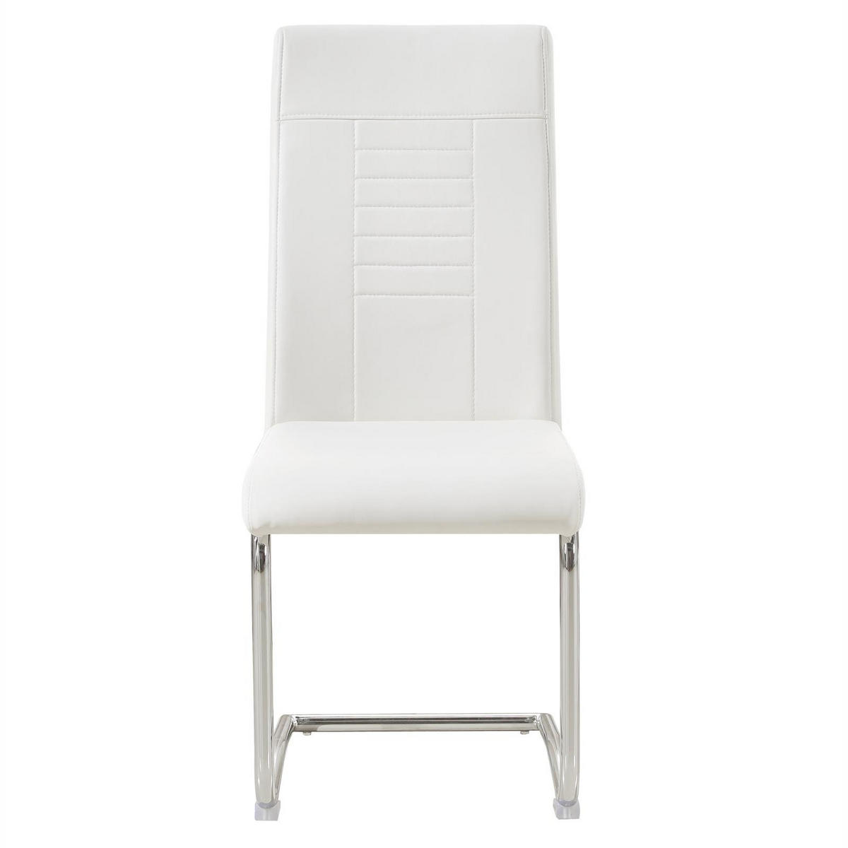 ESSZIMMERSTUHL LOANO 4ER-SET - Weiß, Textil (42/98/60cm) - CARO-Möbel