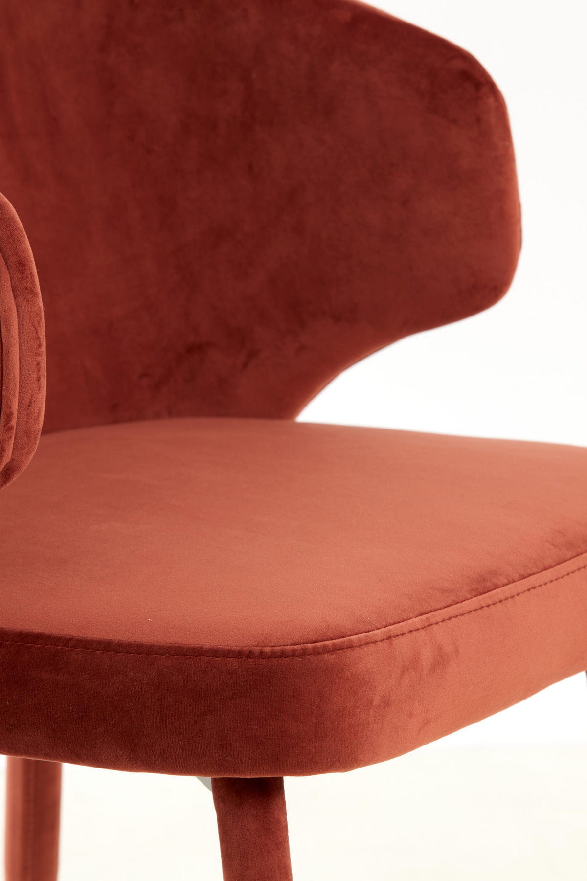 ESSZIMMERSTUHL Kosaka Rot 58/54,5/83 cm - Rot, Textil (57/52/79cm) - Light & Living