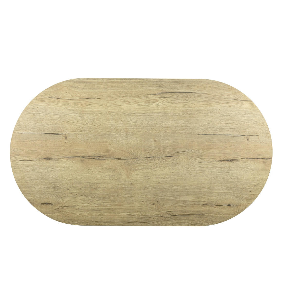 ESSTISCH aus Melamin 160x90x75cm, natur - Braun, Holz (160/90/75cm) - Giga Meubel