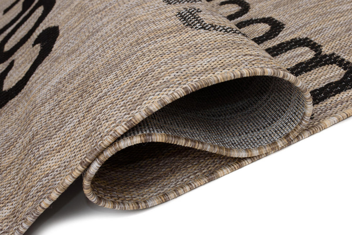 TEPPICH MELISSA Braun 160/230 cm - Braun, Kunststoff (160/230cm) - Tapiso