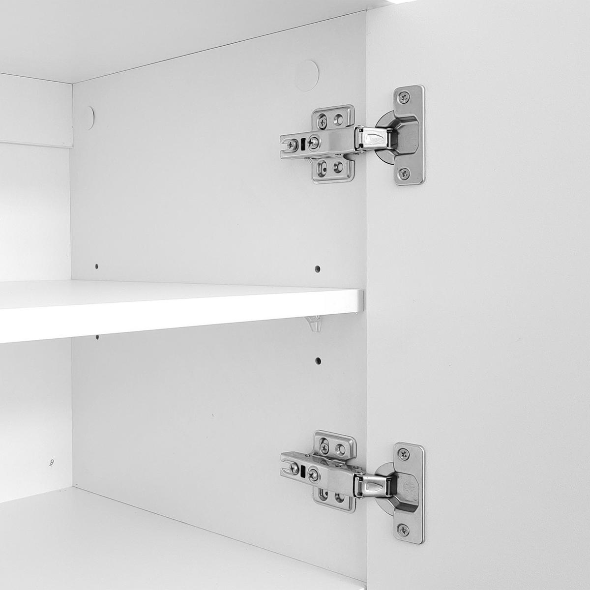 TV-ELEMENT Weiß 175/38/56 cm - Weiß, Holz (38/56/175cm) - Urban Meuble