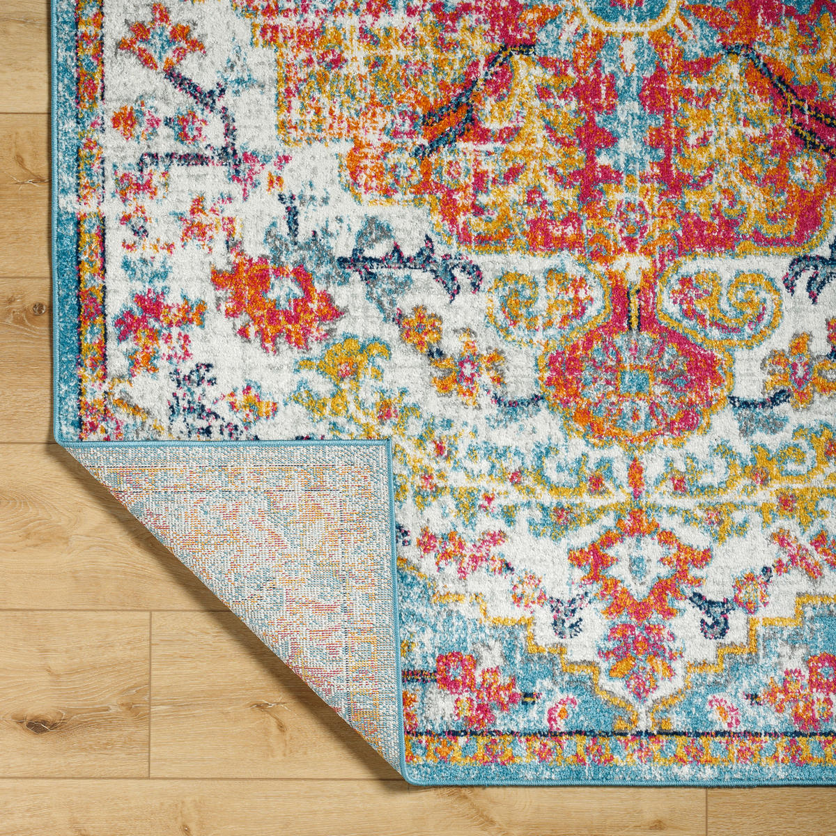 VINTAGE-TEPPICH 120x170 cm Mehrfarbig - Dunkelgelb, Textil (120/170cm) - LIVABLISS