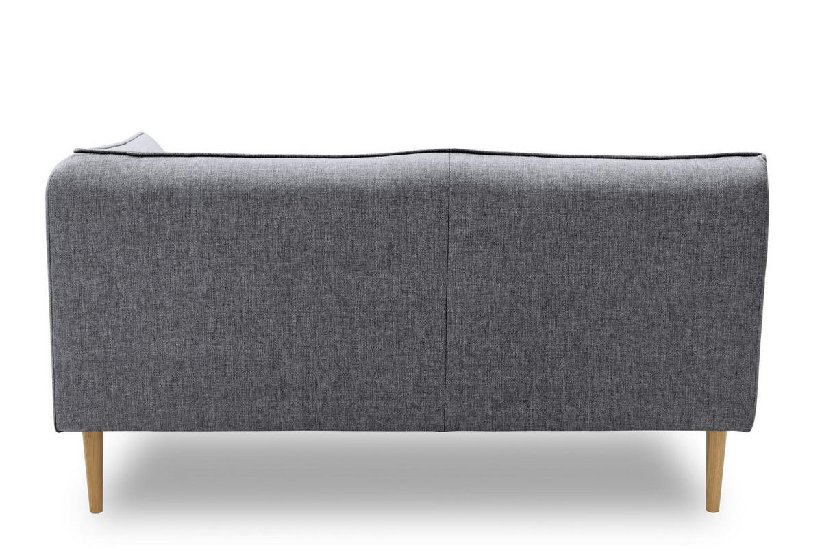 GARTENLOUNGE-SOFA 2-Sitzer Rechts Braelyn 159x82x82 Bezug in anthrazit - Anthrazit, Kunststoff (82/82/159cm) - 58aufmkessel