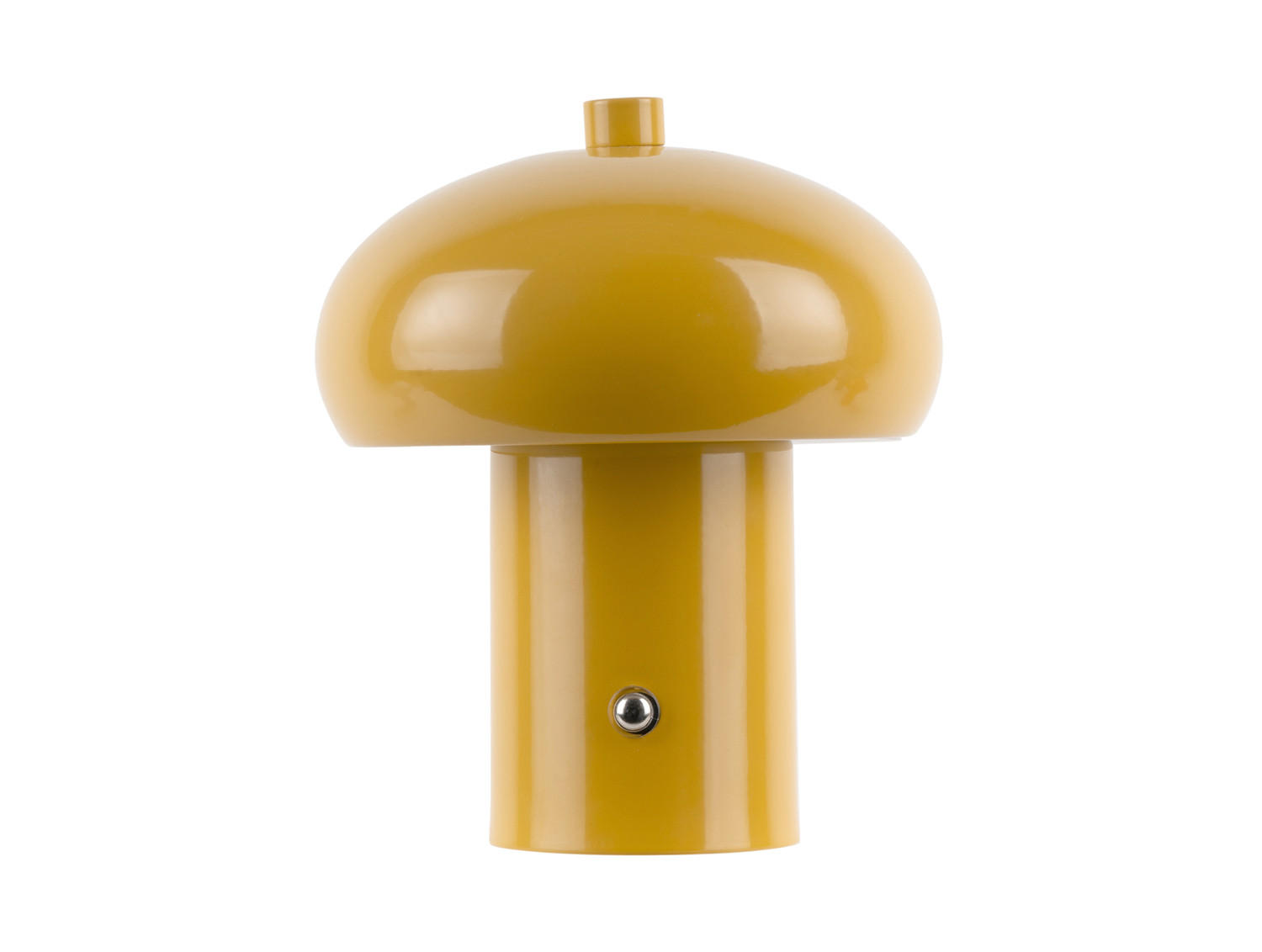 TISCHLAMPE Retro Seta Gelb 12.5/12.5/15 cm - Gelb, Metall (12.5/12.5/15cm) - Leitmotiv