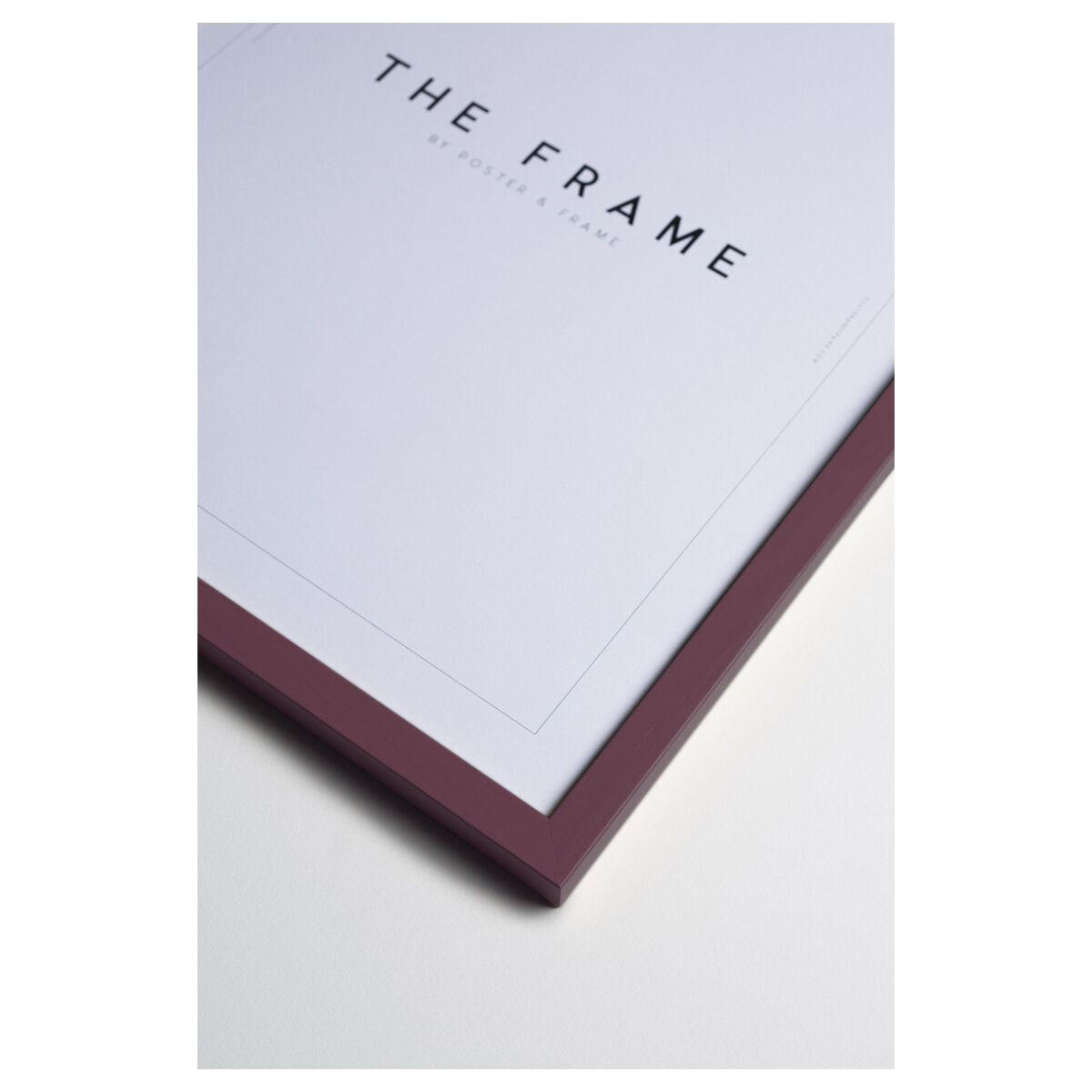 RAHMEN Pflaumenfarbenes Holz Acryl - Flieder, Holz/Papier (70/100/2cm) - Poster&Frame