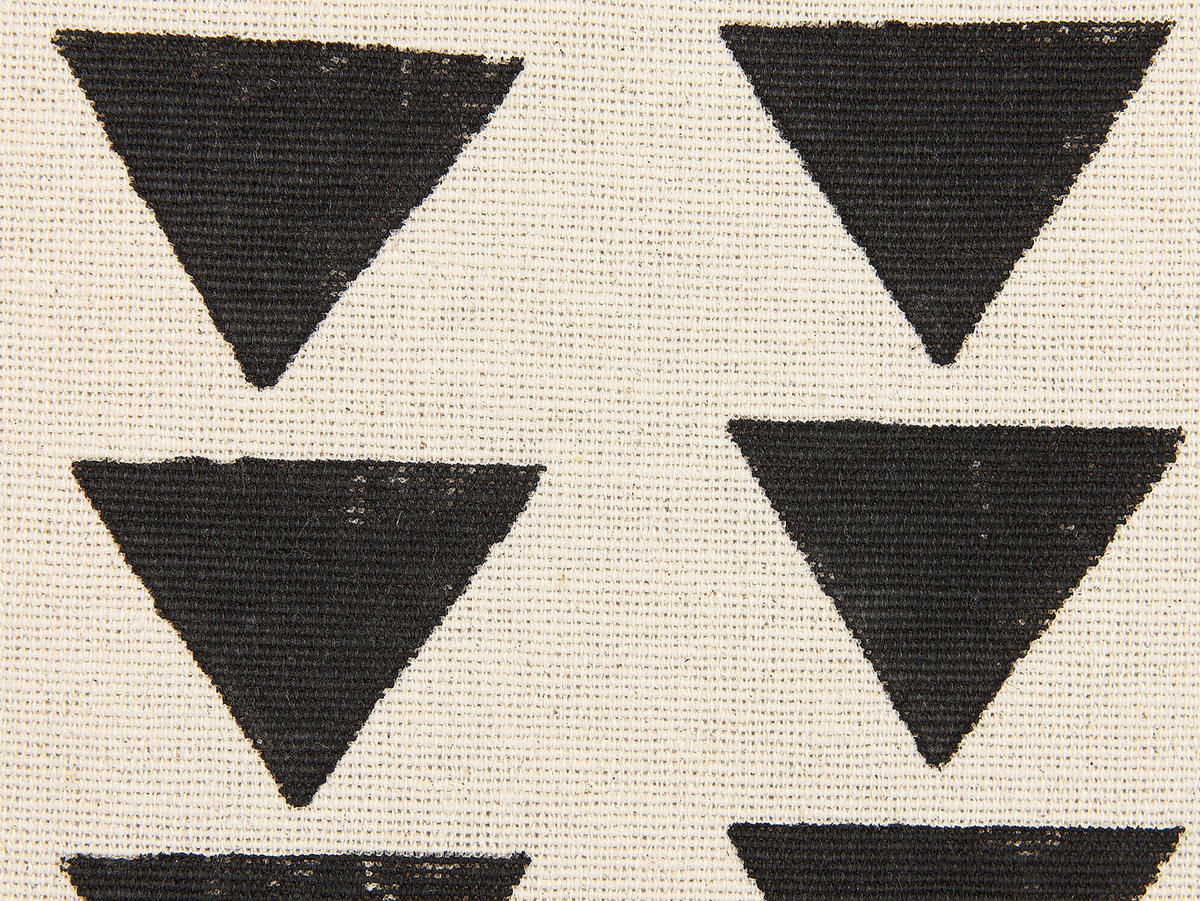 DEKOKISSEN Hellbeige 45/45 cm Cercis - Beige, Naturmaterialien/Textil (45/45cm) - Beliani