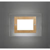 WANDLEUCHTE - Goldfarben, Glas (35/25/6cm) - Lumicom