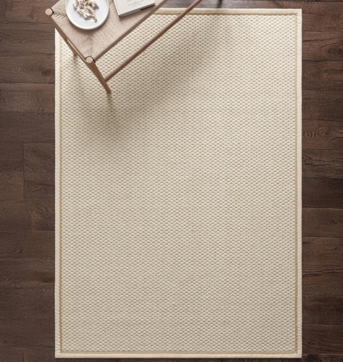 TEPPICH modern Wohn-/Schlafzimmer Wolle & Naturfaser ROKA Weiß 200x290 cm - Weiß, Naturmaterialien (200/290cm) - Novatrend