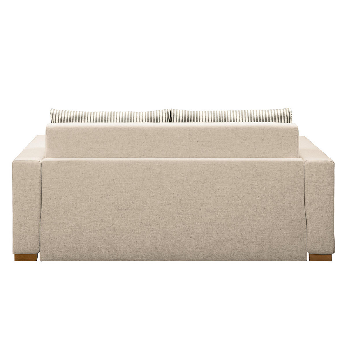 SCHLAFSOFA - Hellbraun/Kaschmir, Textil (193/90/90cm) - home24