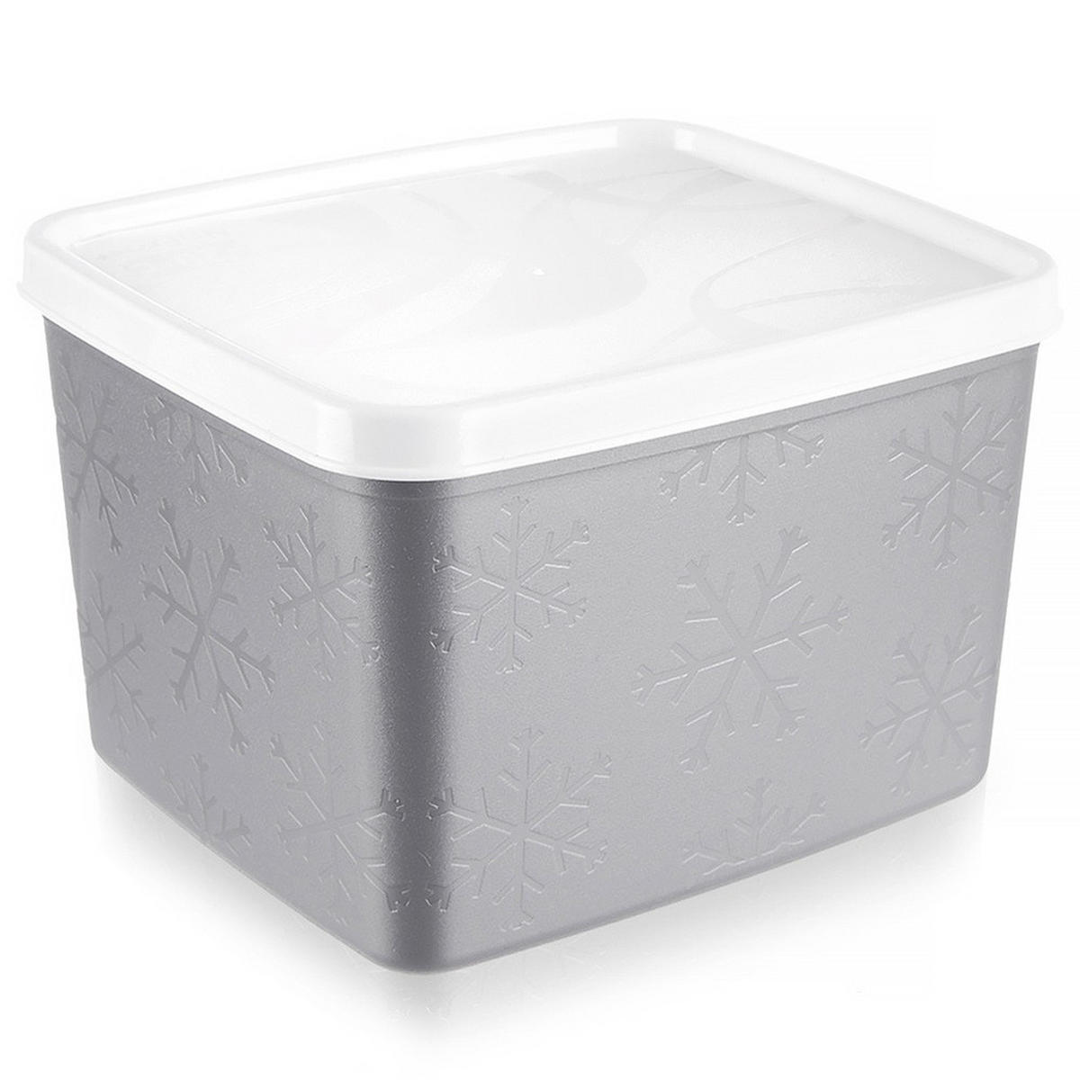 LEBENSMITTELBEHÄLTER Kunststoff 1,1 l Grau - Dunkelgrau, Kunststoff (12.5/9.5/14cm) - Orion 