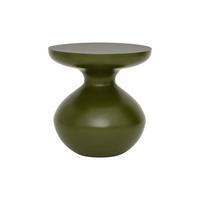 BEISTELLTISCH Tummy Grün aus Metall - Grün, Metall (38/38/40cm) - Tikamoon