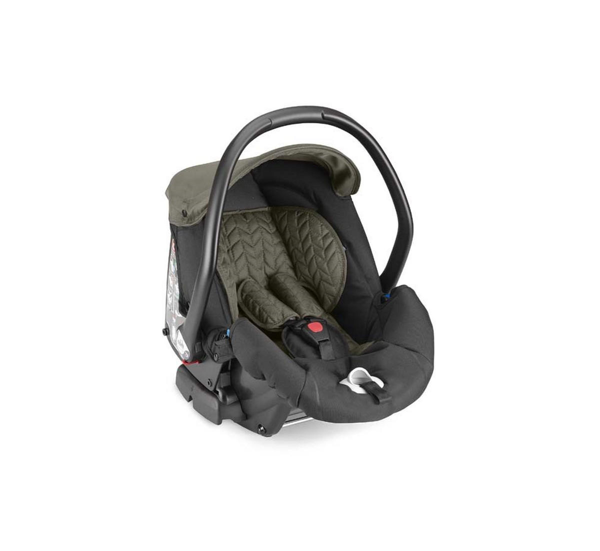 KOMBI-KINDERWAGEN Next Evo 3-in-1 inkl. Auto-Babyschale und faltbare Wanne - Grün, Kunststoff (1090/530/675cm) - Cam il Mondo del Bambino S.p.A.