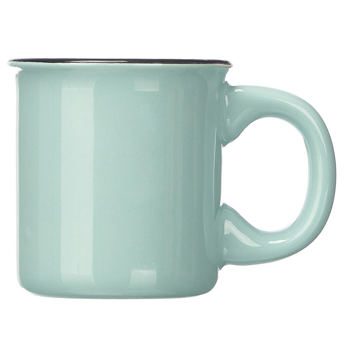 ESPRESSOTASSEN Set 6 Stück 100 ml - Mintgrün, Keramik (100L) - Vessia