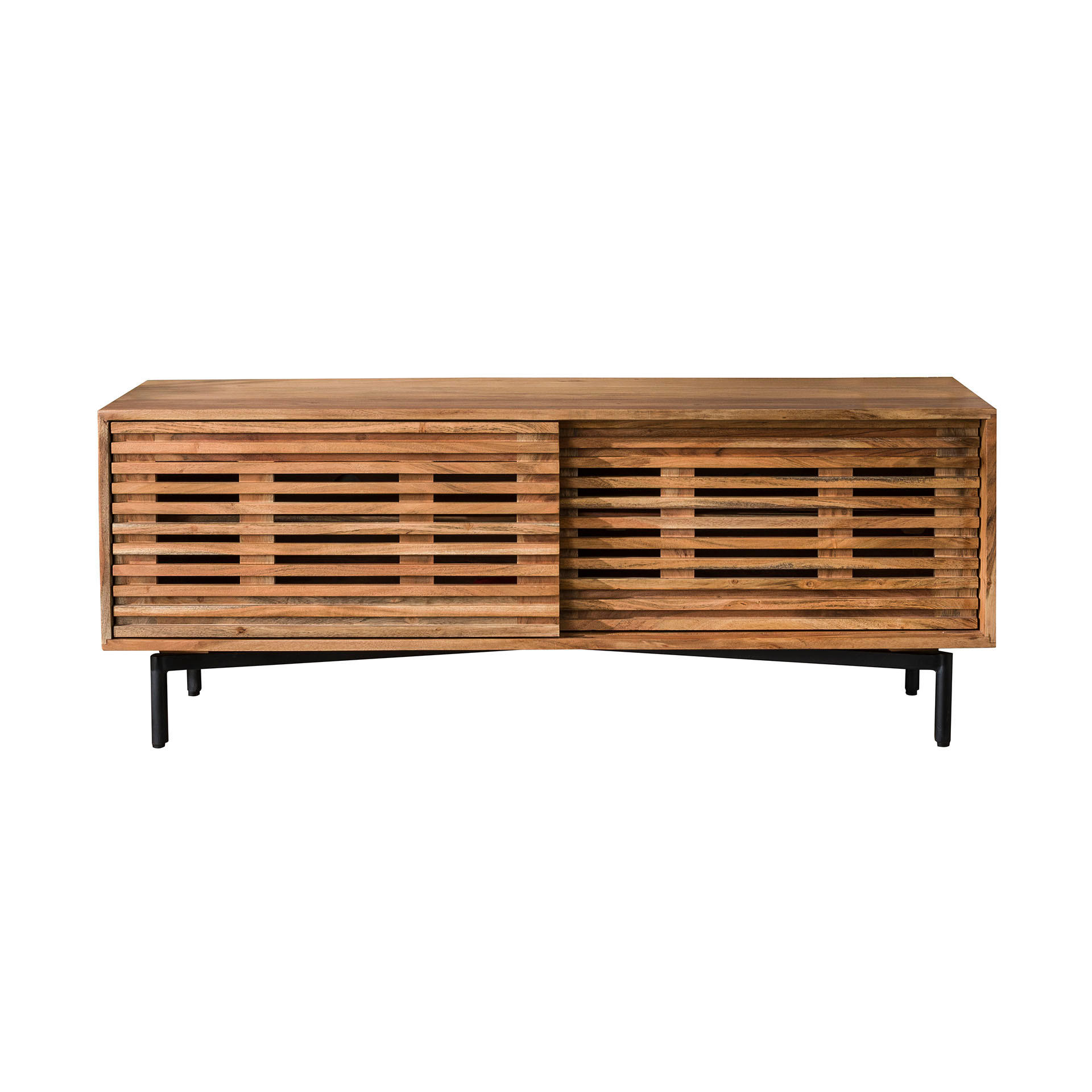 TV-MÖBEL Slide Braun 40/135/53 cm - Braun, Holz (135/53/40cm) - Hoyz Collection