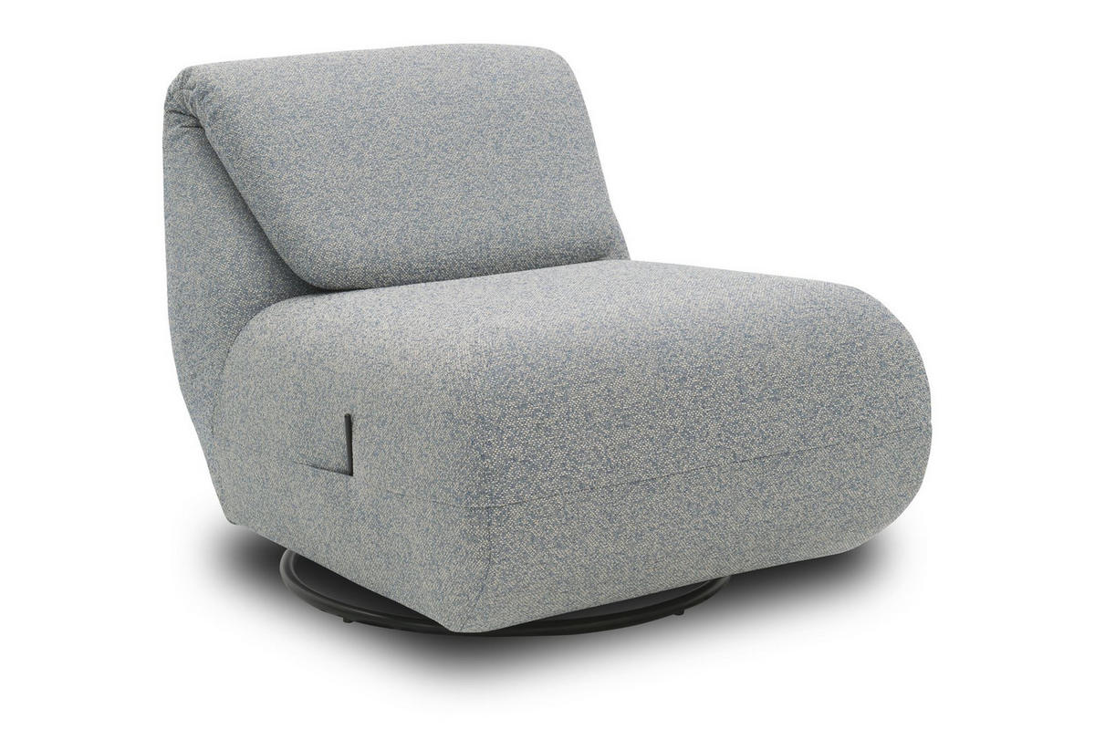 GARTENLOUNGE-RELAXSESSEL 2 Branwen 68x67x88 mit Outdoorbezug in blau - Blau, Kunststoff (68/67/88cm) - 58aufmkessel