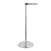 STAND-WC-ROLLENHALTER, silber - Chromfarben, Metall (19/55/19cm) - bremermann