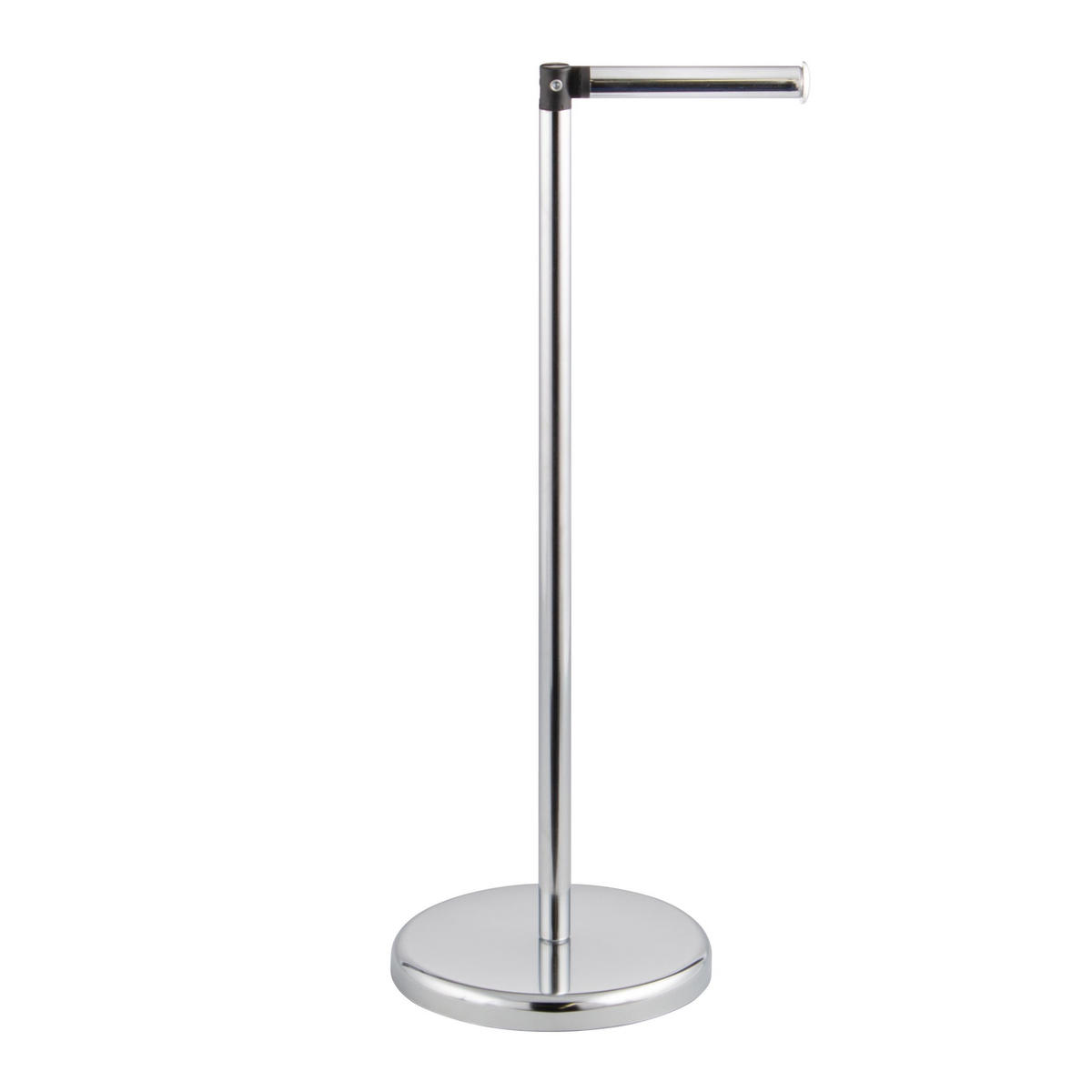 STAND-WC-ROLLENHALTER, silber - Chromfarben, Metall (19/55/19cm) - bremermann