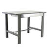 WERKBANK BUFFALO METAL mit Schublade | HxBxT 83x180x73cm | Traglast 600kg | Grau - Grau, Metall (180/83/73cm) - PROREGAL