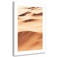 WANDBILD sanddünen natur - Beige, Textil (40/60cm) - Feeby