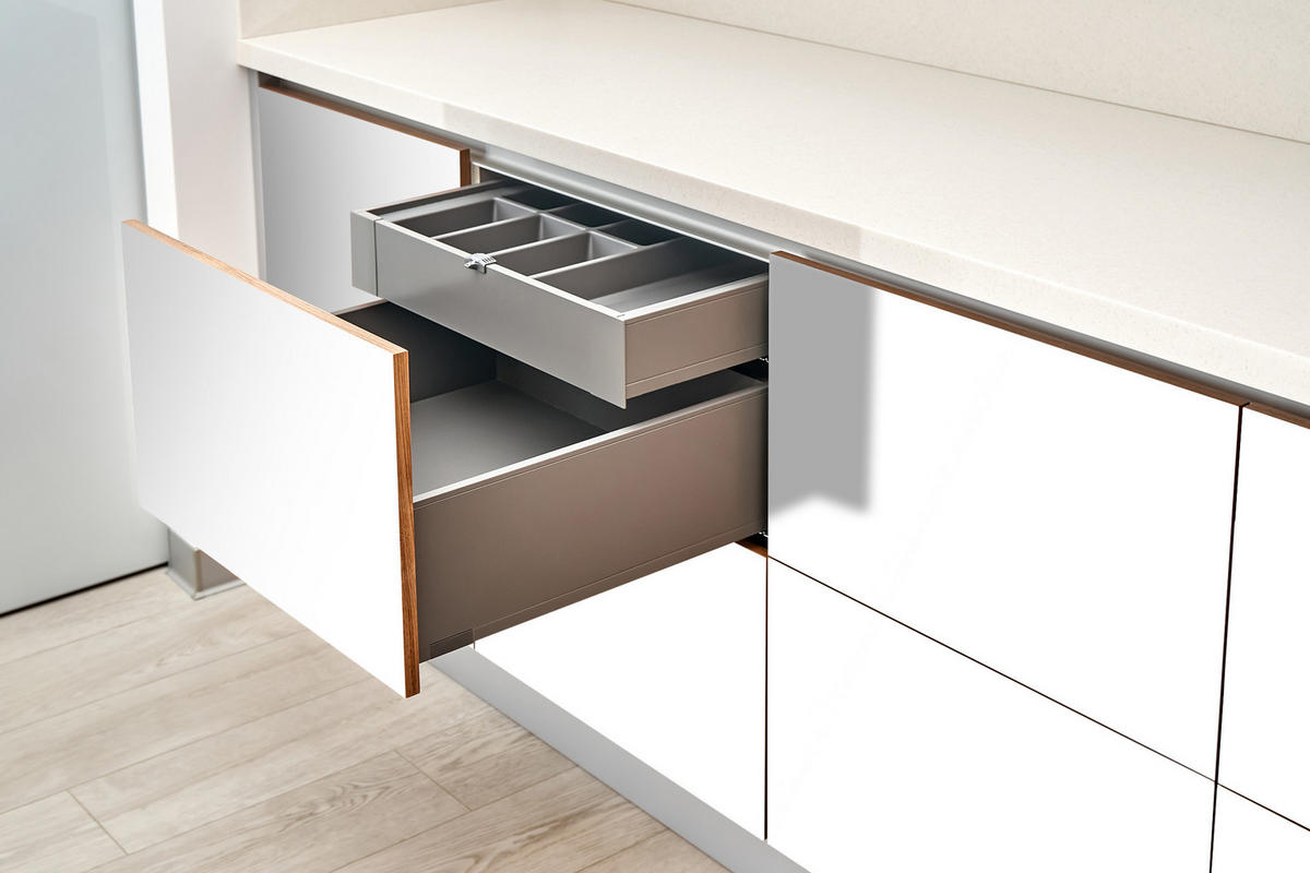 MÖBLAUFKLEBER 100x50 cm weiß - Braun, Kunststoff (100/50/0.1cm) - Wallfluent