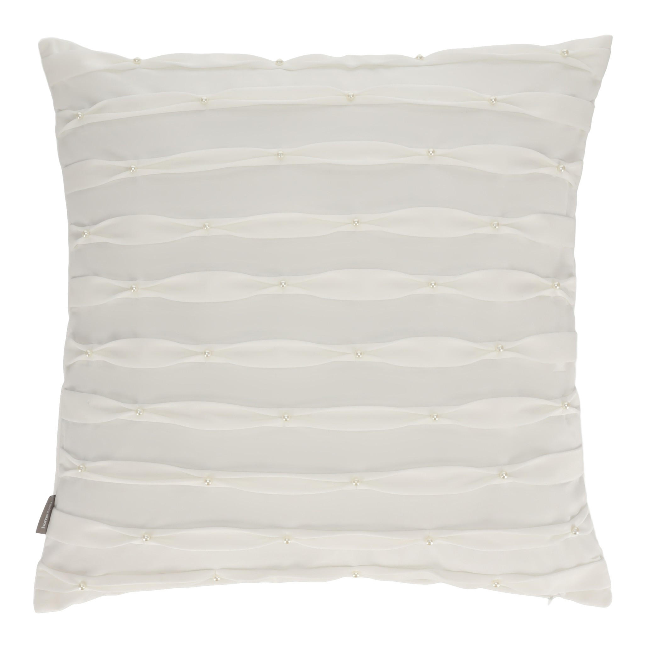 KISSENBEZUG Perline - Weiß, Textil (45/45cm) - home&you