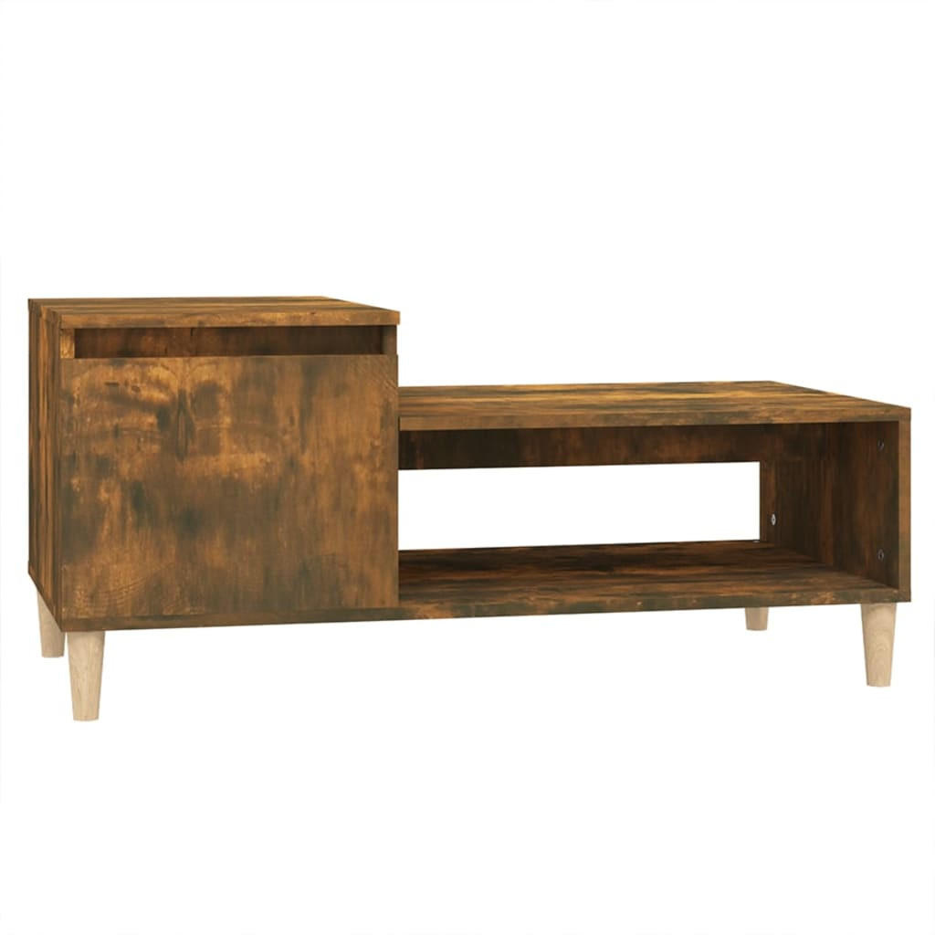 COUCHTISCH Räuchereiche 100x50x45 cm Holzwerkstoff - Braun, Holzwerkstoff (50/100/45cm) - furnicato