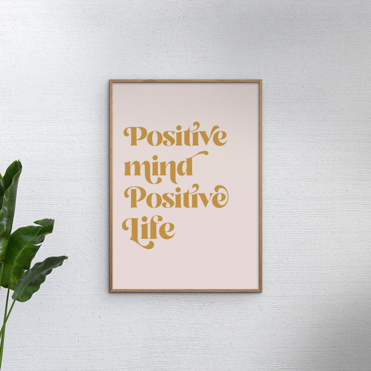 POSTER KsanaKalpa - Positive - Pink, Papier (70/100/0.1cm) - Poster&Frame
