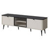 TV-ELEMENT Marly 2K1W RE12 - Kaschmir/Schwarz, Holzwerkstoff/Metall (160/52/40cm) - MIRJAN24