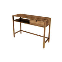 SCHMINKTISCH INA Wildeiche - Alteiche, Holz (65/120/80cm) - byoak
