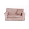 KINDERSOFA aus Kuschel-Cord in Altrosa - Altrosa, Textil (83/47/43cm) - Fortisline