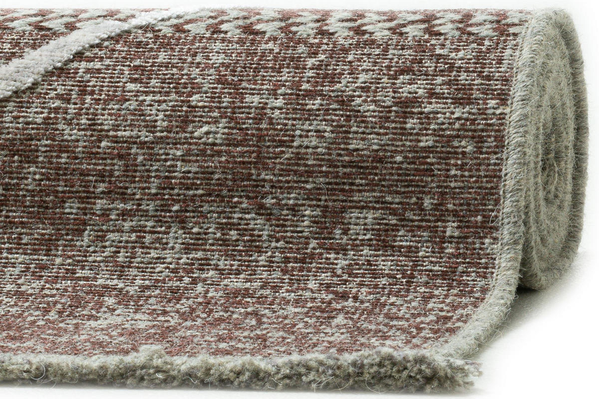 FLACHWEBTEPPICH Braderup 200x290 cm - Rot, Textil (200/290cm) - Sansibar SYLT