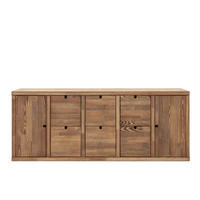 KOMMODE aus Massivholz MARIKA 2/6 - Dunkelbraun, Holz (180/71/40cm) - Seart
