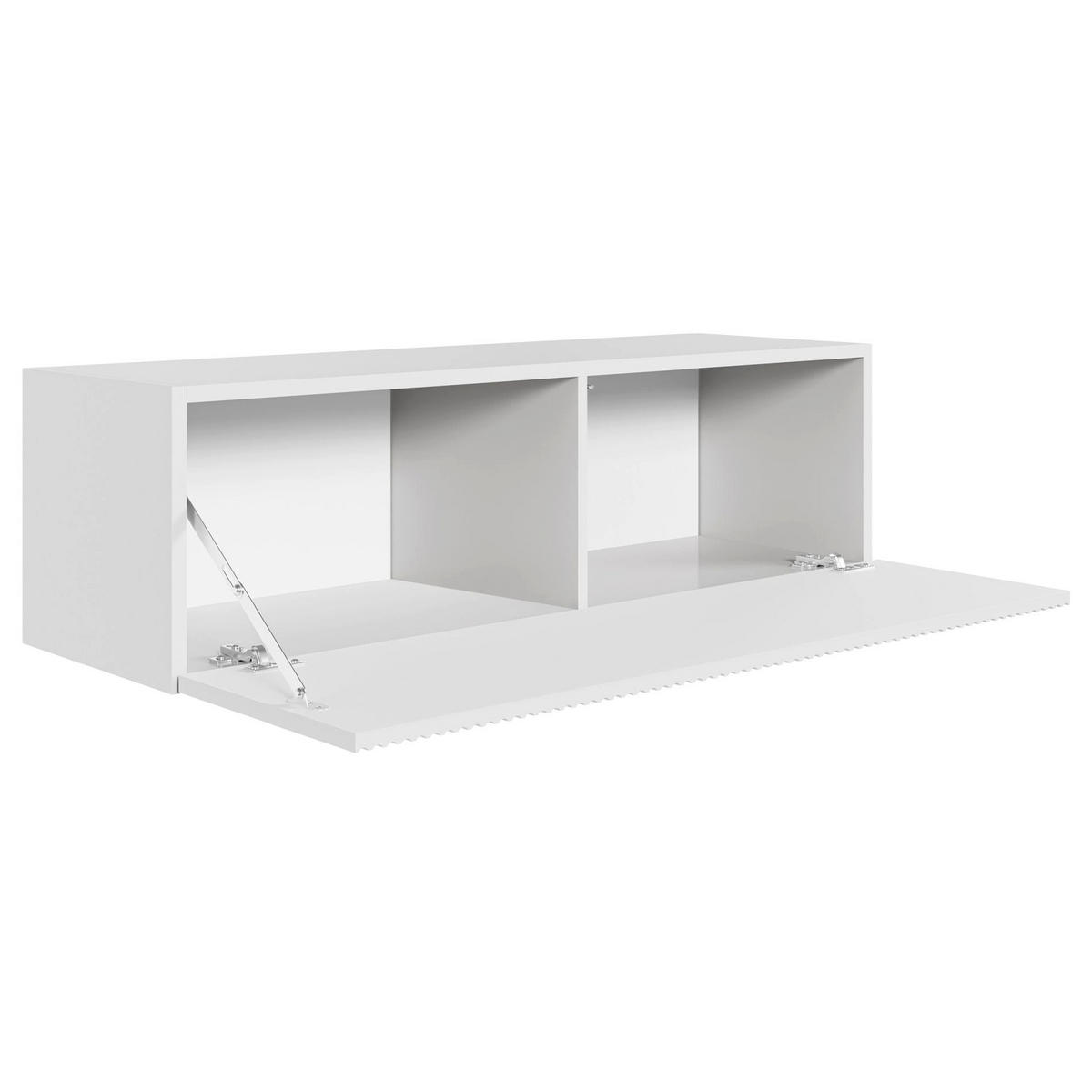 TV-LOWBOARD Veldio hängend Weiß 100/28/32 cm - Weiß, Holzwerkstoff (100.8/28.5/31.6cm) - Selsey