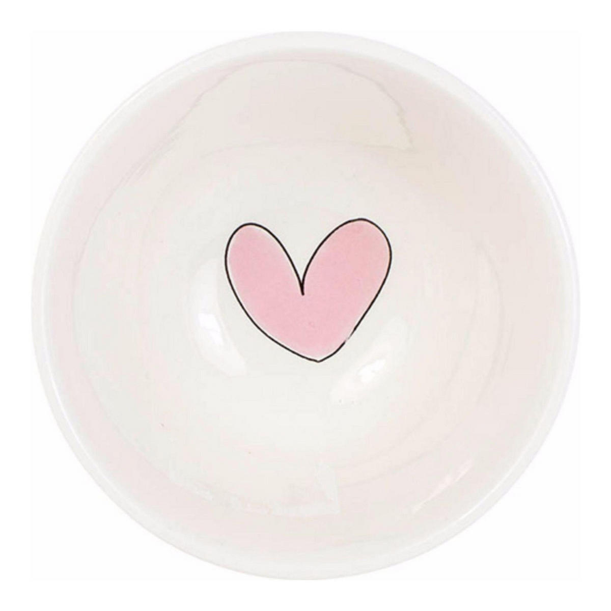 SCHALE Punkt in Rosa - 14cm - Pink, Keramik (14.3/9/14.3cm) - Blond Amsterdam