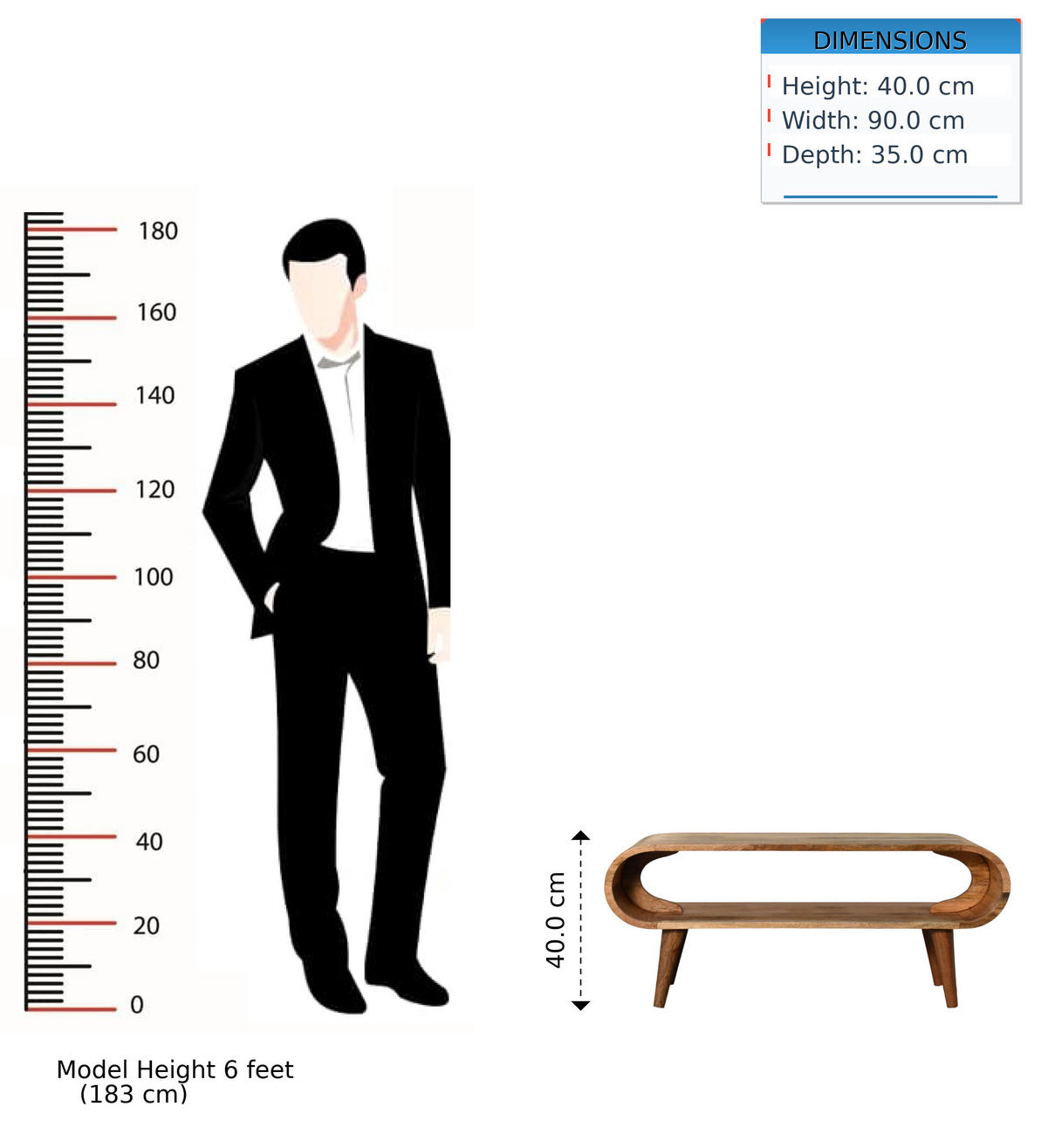 COUCHTISCH aus Massivholz im Eichenholz-Finish, Offener Stauraum, Nordische Beine - Eichefarben/Messingfarben, Holz/Metall (35/90/40cm) - Artisan Furniture