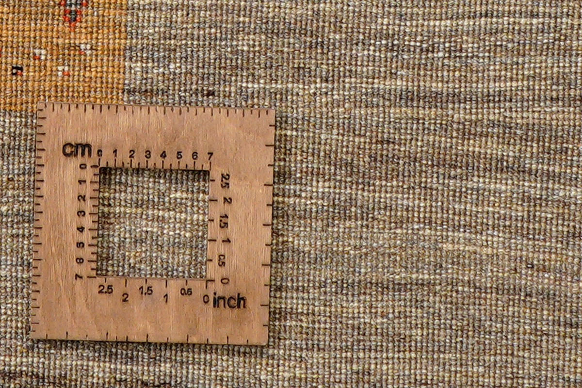 GABBEH-TEPPICH handgeknüpft Rizbaf Beige 211/158 cm Schurwolle - Beige, Textil (158/211cm) - Looma