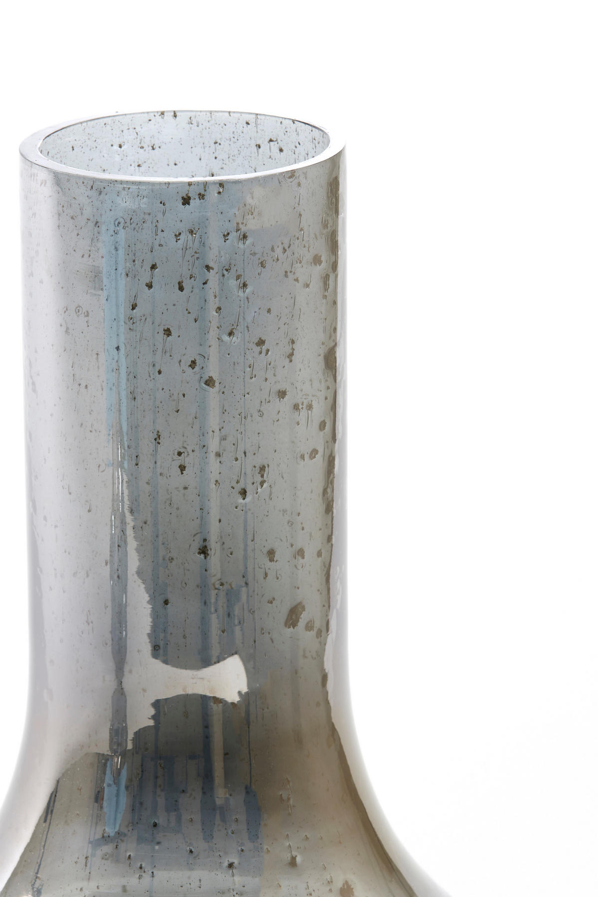 VASE Leanna Grau Ø25/40 cm - Grau, Glas (25/40cm) - Light & Living