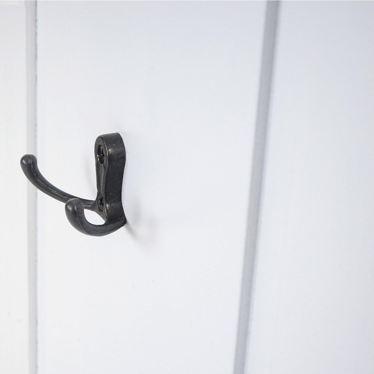 WANDGARDEROBE Weiß 2er-Set - Weiß, Holz (28/109/5cm) - MCW