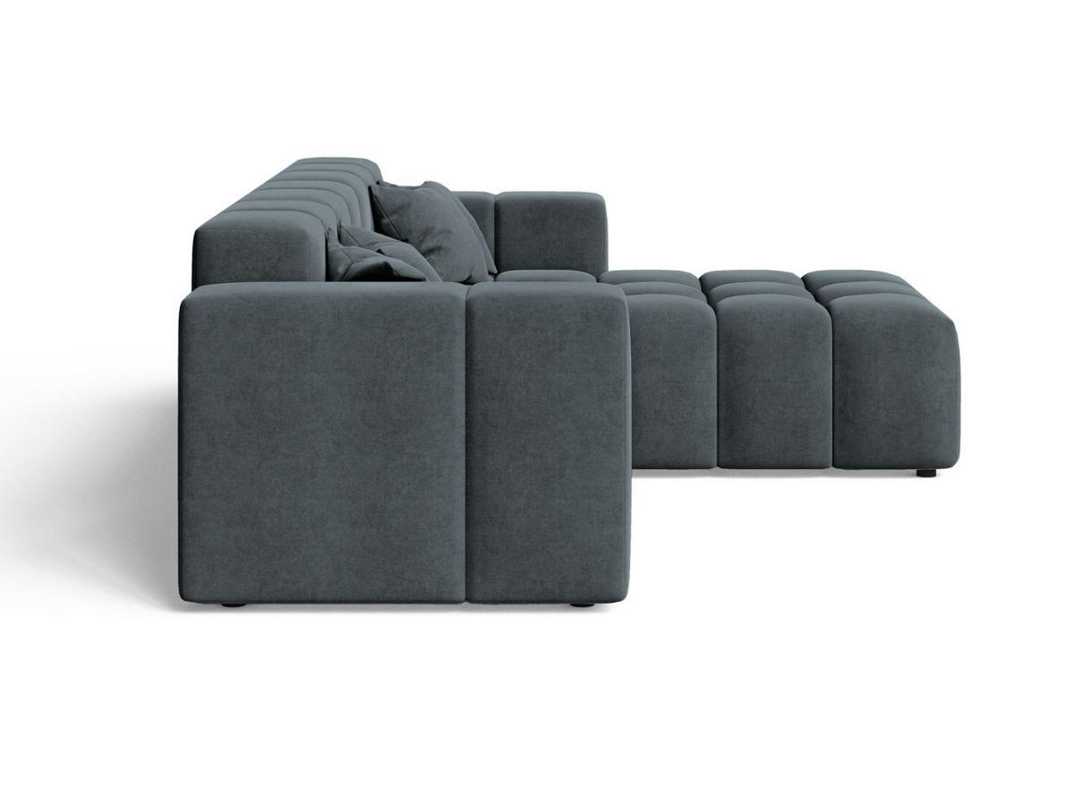 ECKSOFA Loopo Dunkelgrau Rechts - Dunkelgrau, Holz/Textil (265/180cm) - Graingold