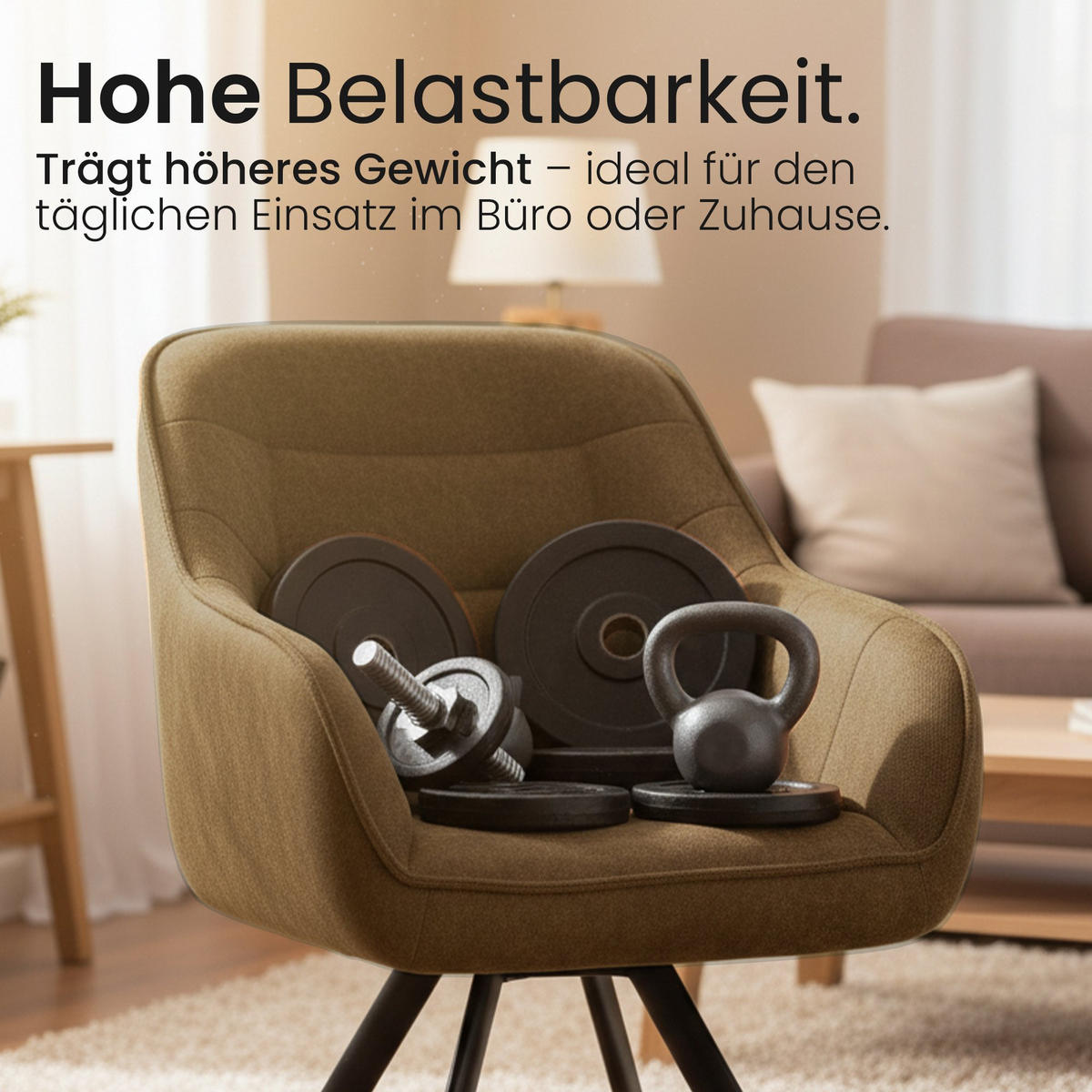 ESSZIMMERSTUHL Lederlook Antik-Grün - Schwarz/Grün, Textil/Metall (57/89/64cm) - CLP