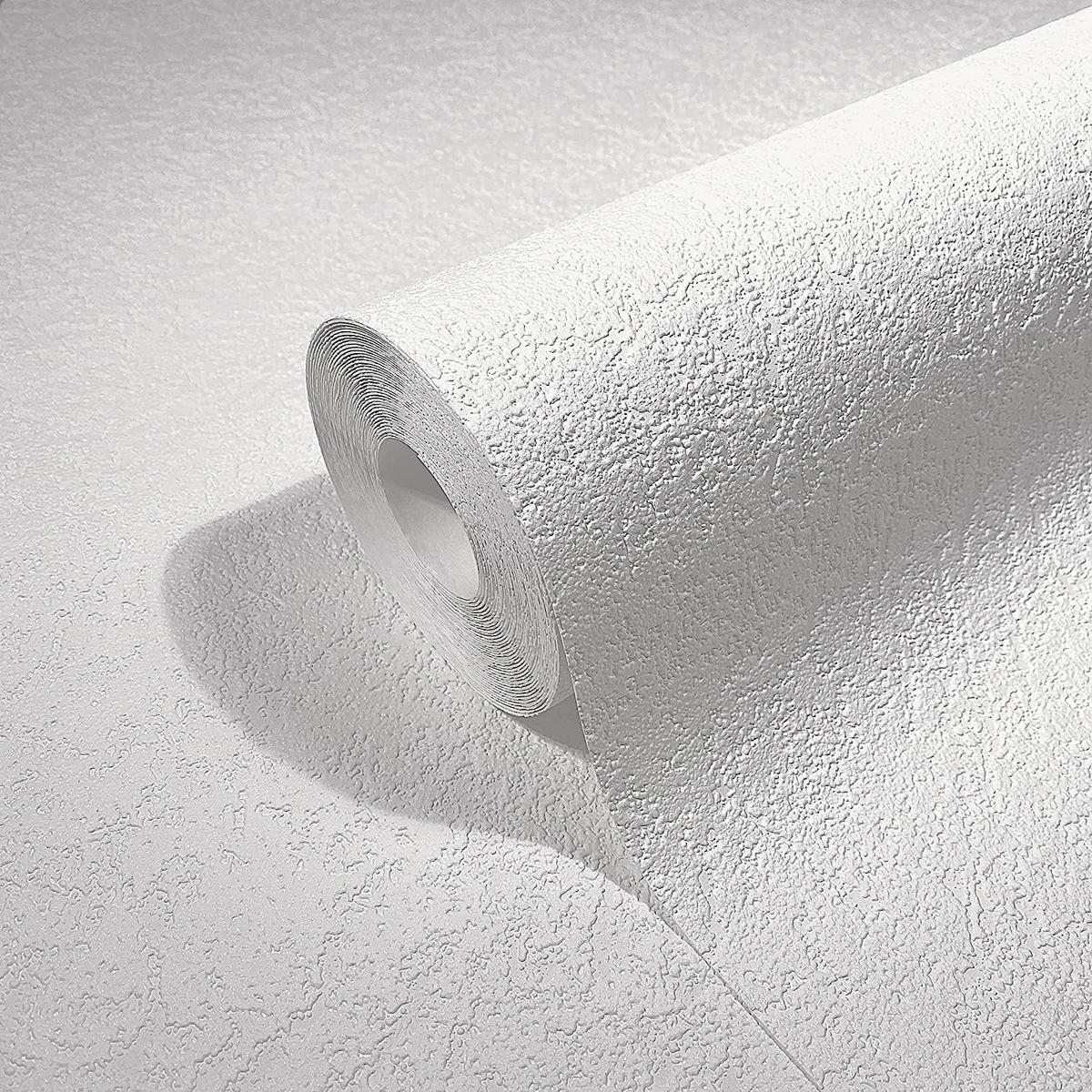 VLIESTAPETE Struktur Tapete weiß - Weiß, Papier (53/1005cm) - marburg