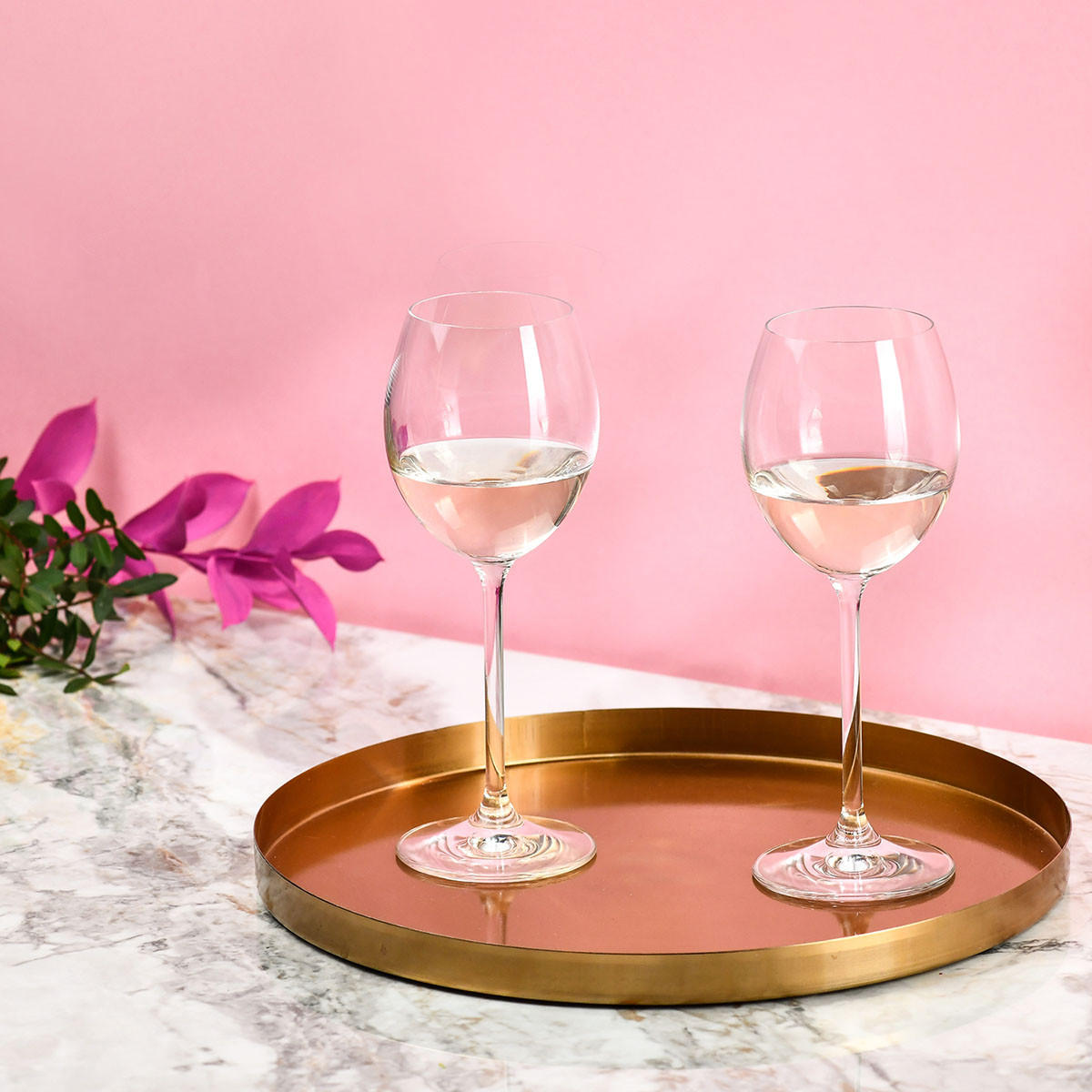 WEINGLÄSERWARE Venezia, 6er-Set, 280 ml - Orange, Glas (0.25L) - Krosno Glass