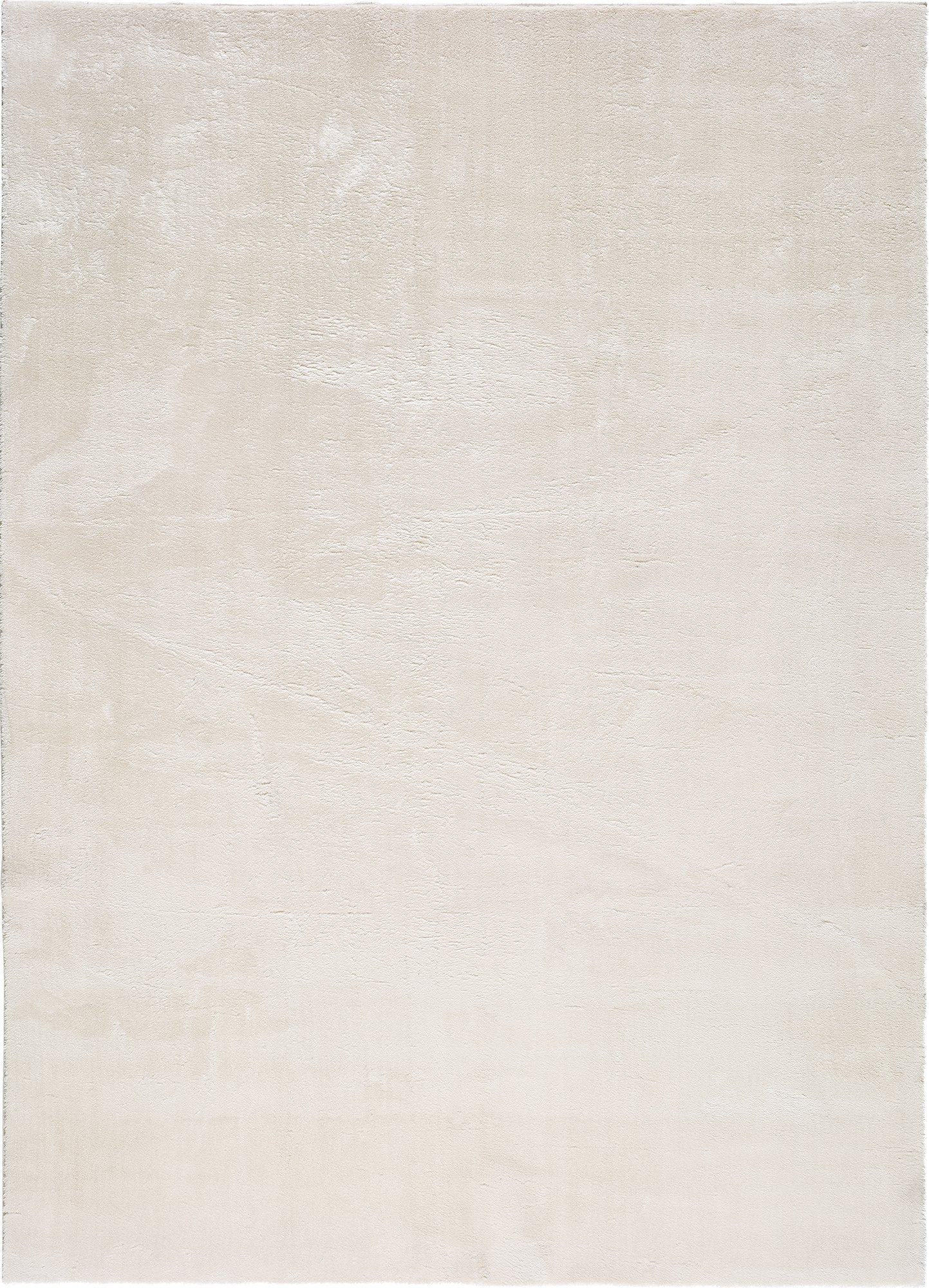Atticgo Hochflorteppich Weiß 140x200 cm