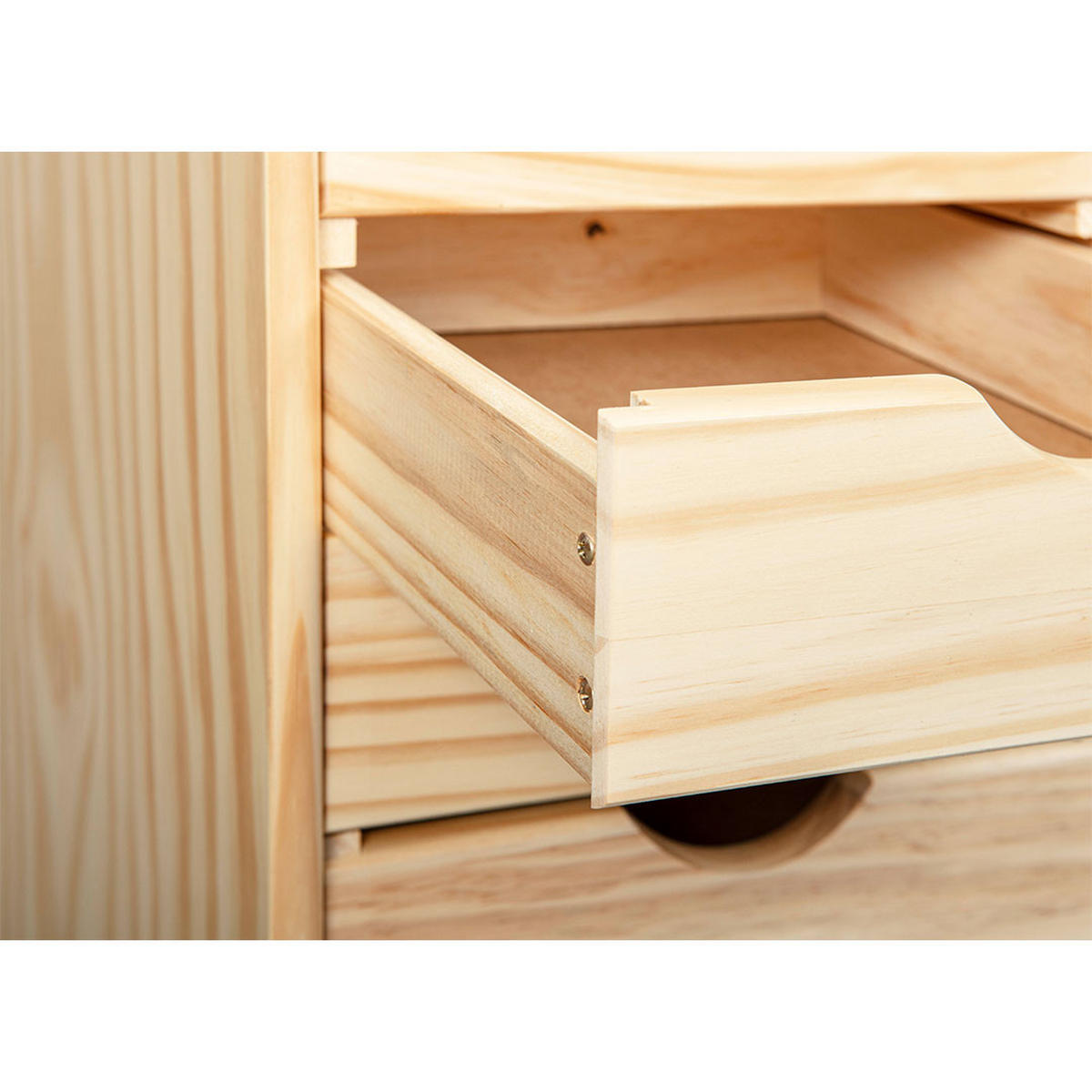 KOMMODE Holz - Naturfarben, Holz (35/65/40cm) - ebuy24
