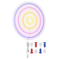 DEKOLEUCHTE DARTERI Kunststoff Klar LED - Klar, Kunststoff (1.6/46/46cm) - Globo Lighting