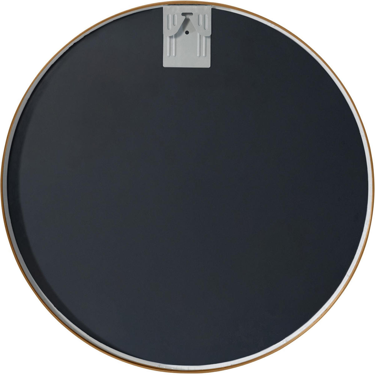 WANDSPIEGEL rund 60 cm Metall Gold Matt - Roségold, Metall (60/60/3cm) - CLP