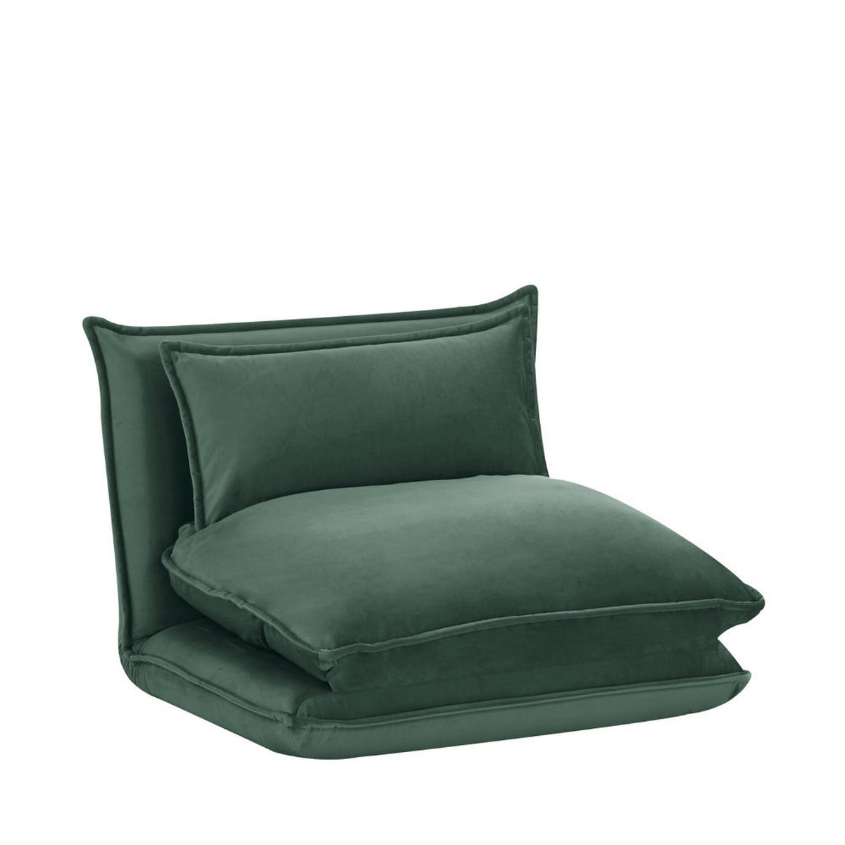 KLAPPSESSEL - Waldgrün - Waldgrün, Textil (83/59/77cm) - Drawer