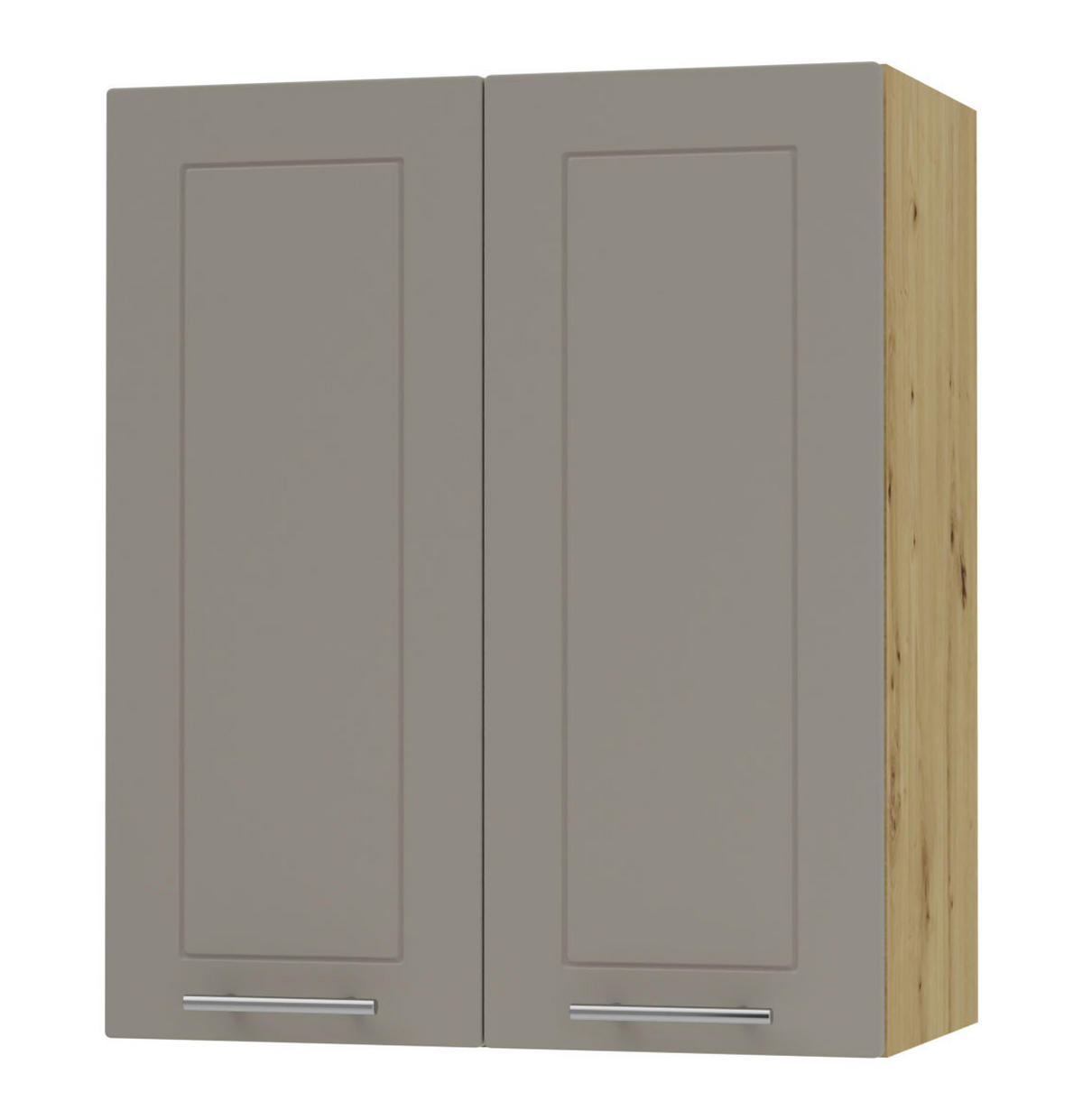KÜCHENHÄNGESCHRANK Kvantum W3/60 Beige Matt / Eiche Artisan Matt 60 / 32,5 / 72cm - Beige/Eiche Artisan, Holz/Holzwerkstoff (60/72/32.5cm) - Feldmann-Wohnen