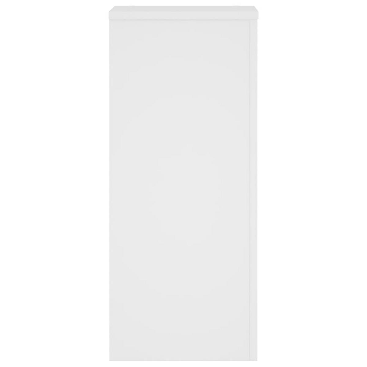 PFLANZENSTÄNDER 2er Set Weiss 30/30/70 Cm Holzwerkstoff - Weiß, Holzwerkstoff (30/70/30cm) - vidaXL