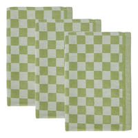KÜCHENTUCH (3er-Set) Checker Style - Hellgrün, Textil (14/18cm) - Butlers